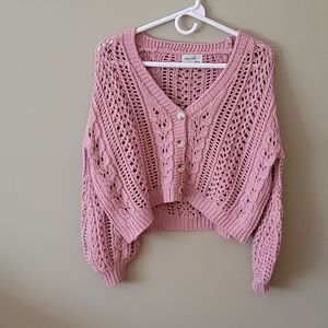 Twelve Love knit cropped cardigan